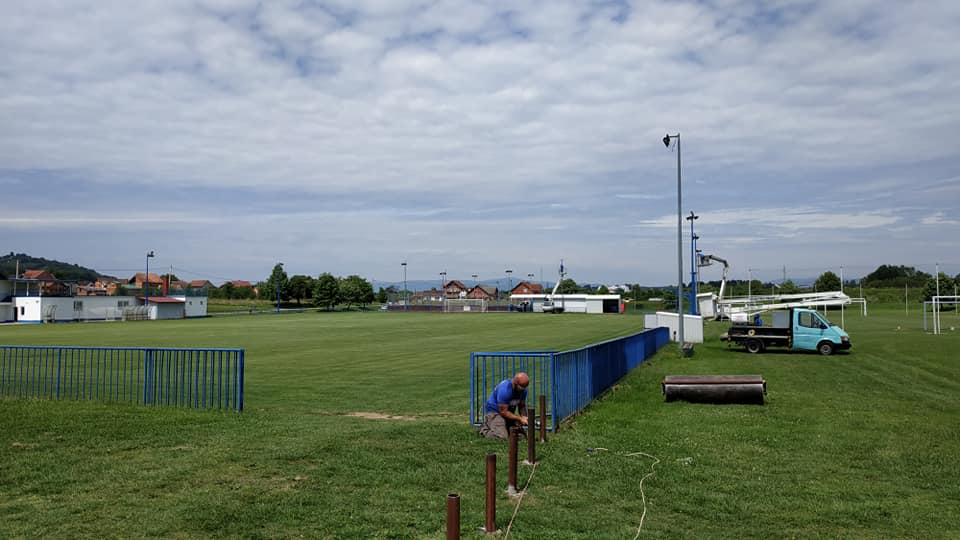 I Vidovčani iskoristili stanku za glancanje stadionskog kompleksa