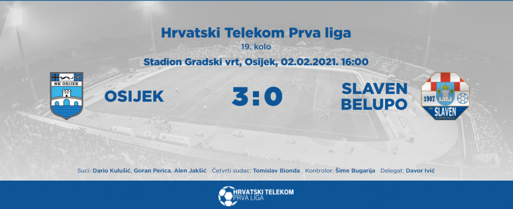 Osijek slavljem nad Belupom nakratko zasjeo na vrh