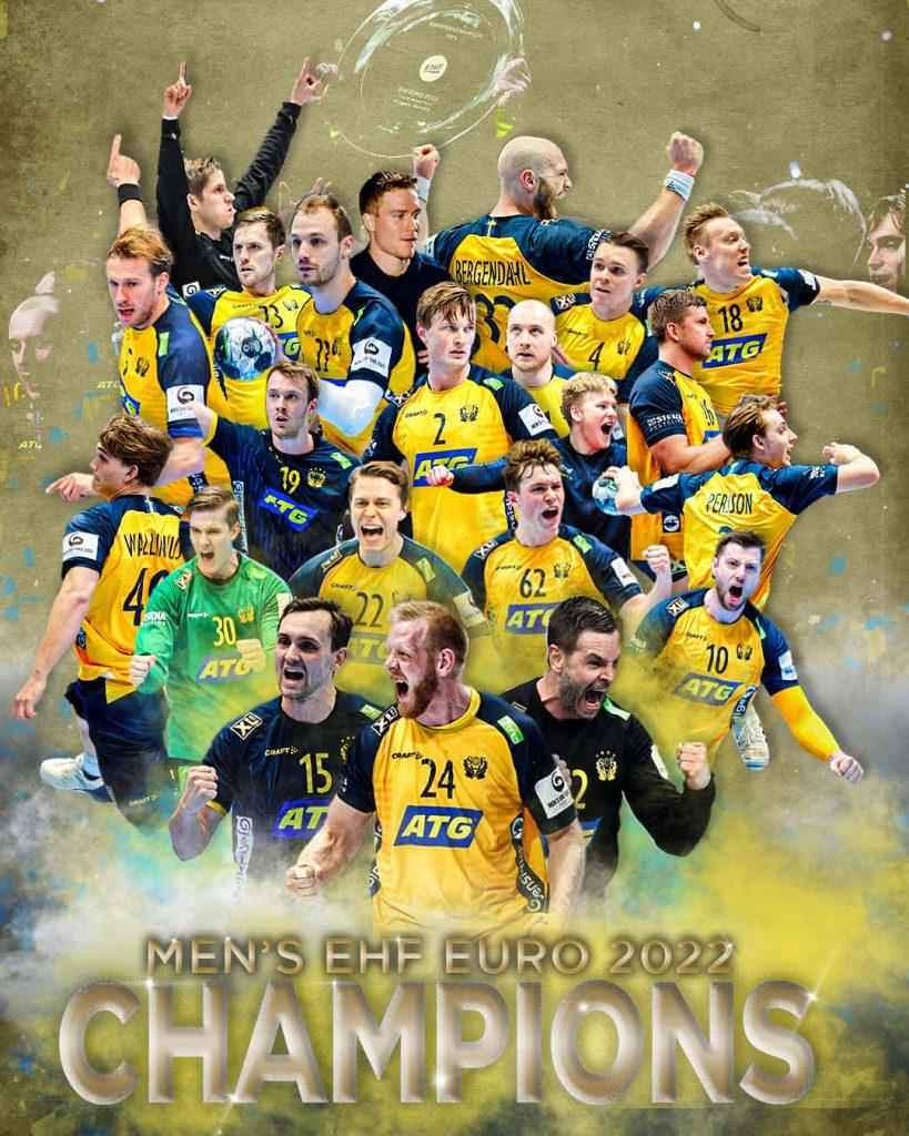 Švedska peti put u povijesti europski prvak