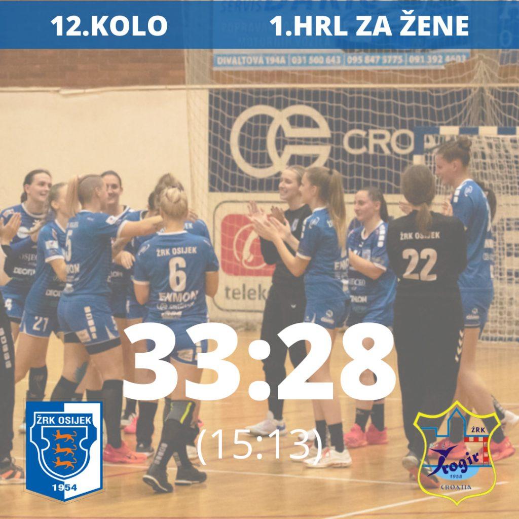 Slavlje Osječanki u zaostalom susretu 12. kola