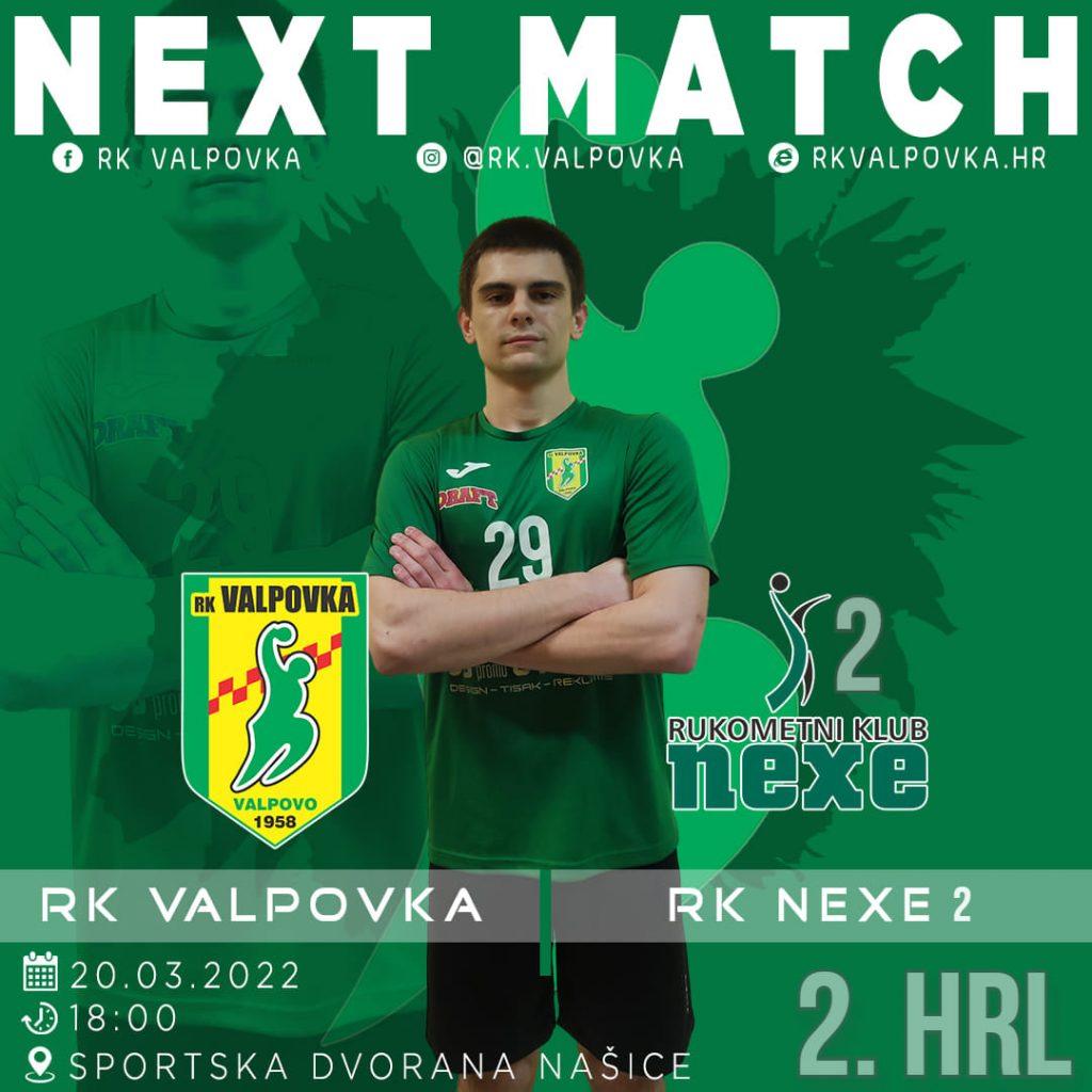 U nedjelju rukometna poslastica u Našicama: NEXE II – Valpovka