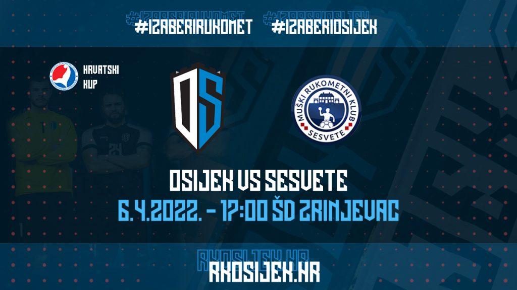 Velika prilika za Osijek u četvrtfinalu Kupa, na Zrinjevac dolaze Sesvete