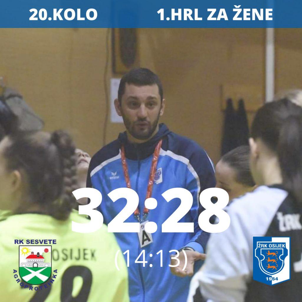 Poraz Osijeka na gostovanju kod Sesveta