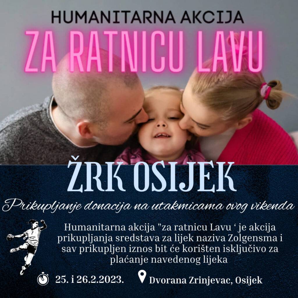 Rukometašice velikog srca: Osječanke za Ratnicu Lavu