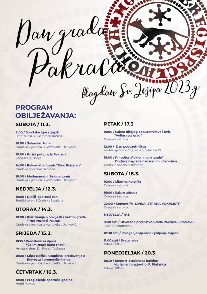 Obilježavanje Dana Grada Pakraca obiluje sportom