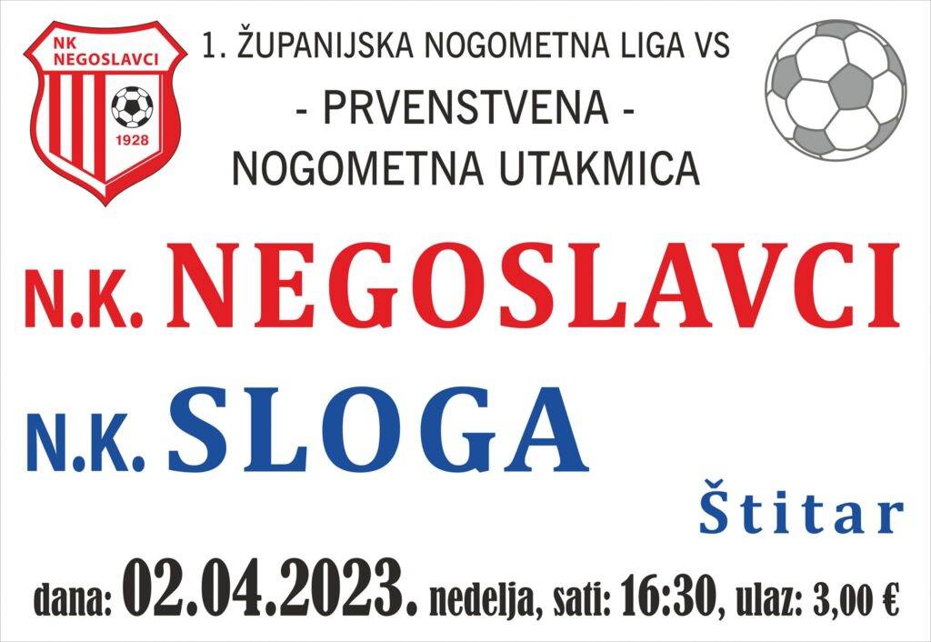 Prva ŽNL VSŽ: Veliki derbi u Negoslavcima, debi Dejana Pavličića u Vođincima