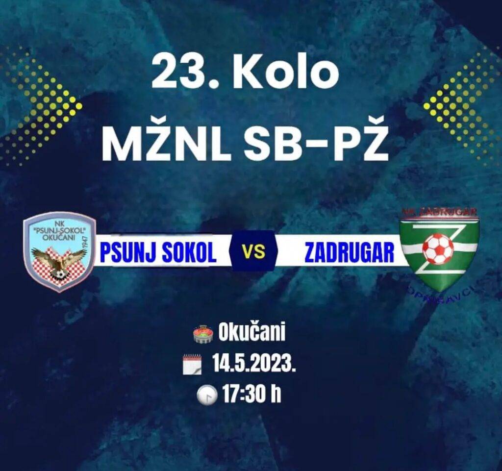 Bitka za MŽNL SB-PŽ: Psunj Sokol u derbiju prvenstva dočekuje Zadrugar!