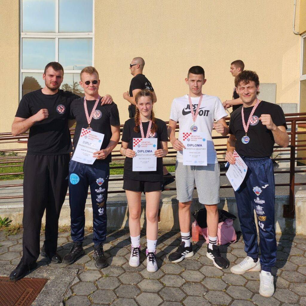 KBK Borac Požega nastupio na prvenstvu Hrvatske u kickboxing-u – Ivano, Antonela i Matej viceprvaci!