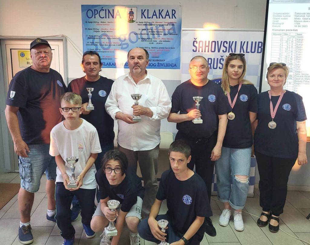 Velečasni Fide majstor Josip Soldo osvojio šahovski turnir povodom Dana Općine Klakar