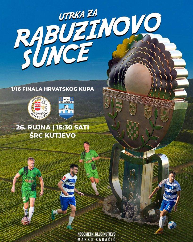 Osijek u Kutjevo dolazi dan ranije od predviđenog termina