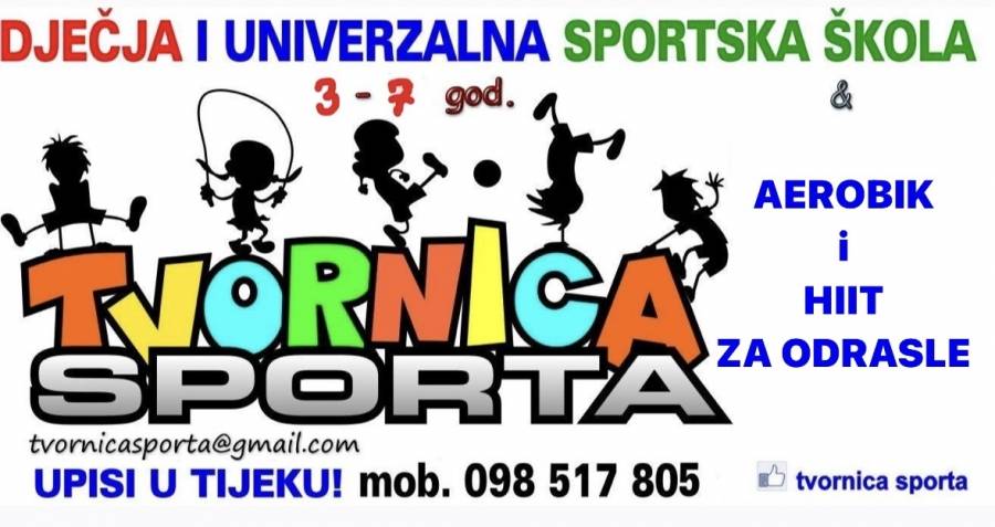 Udruga za sport i rekreaciju “Tvornica sporta” krenula s treninzima – Upisi su u tijeku!