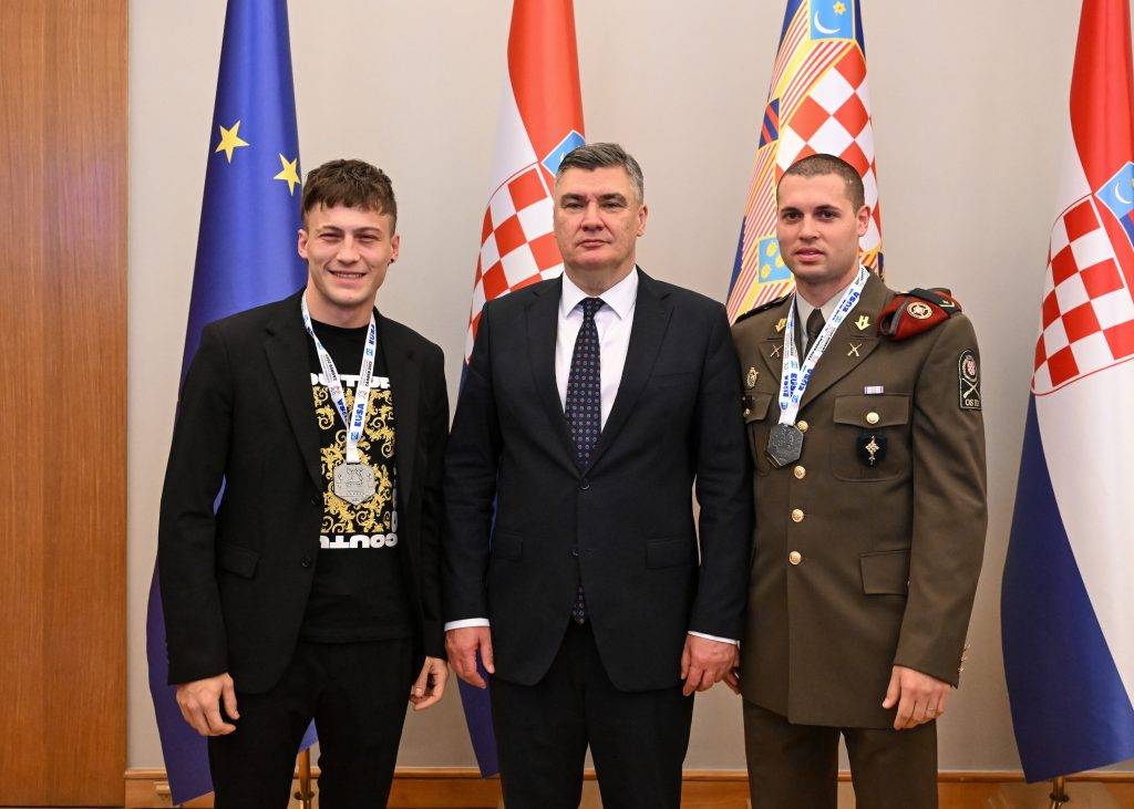 Babić i Gucić iz KBK Borac Požega primljeni kod predsjednika RH Zorana Milanovića