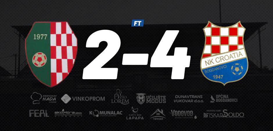 Prva ŽNL VSŽ: Croatia se osladila bodovima u Županji