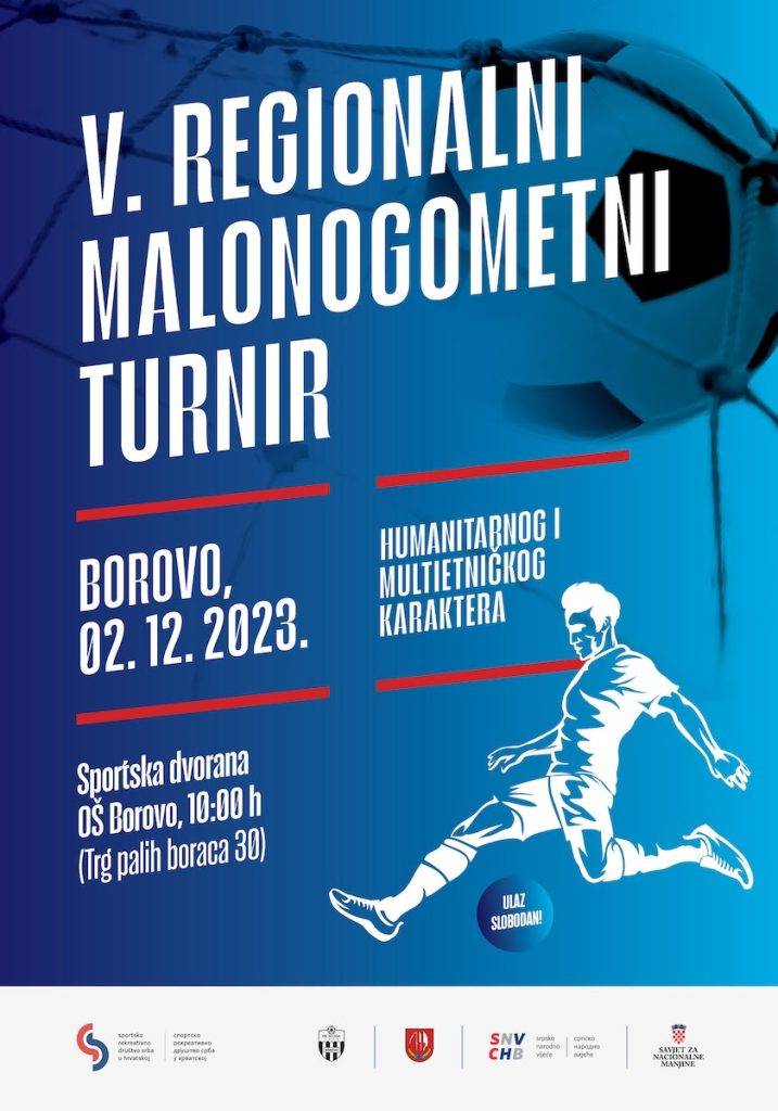 U subotu se u Borovu održava V. Regionalni malonogometni turnir