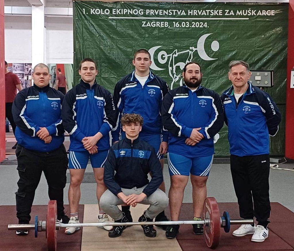 Klub dizača utega Vukovar peti u Zagrebu