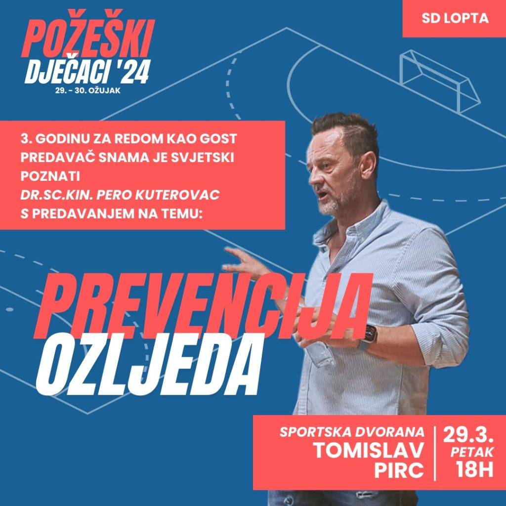 Poznat je raspored utakmica za rukometni turnir Požeški dječaci