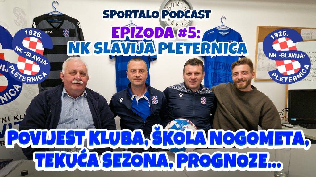 Večeras pogledajte Sportalo podcast iz Pleternice