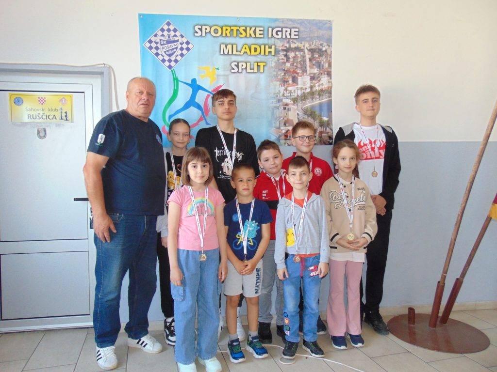 U mjesnom domu u Ruščici održan izlučni turnir u šahu za 28.Sportske Igre mladih 2024.