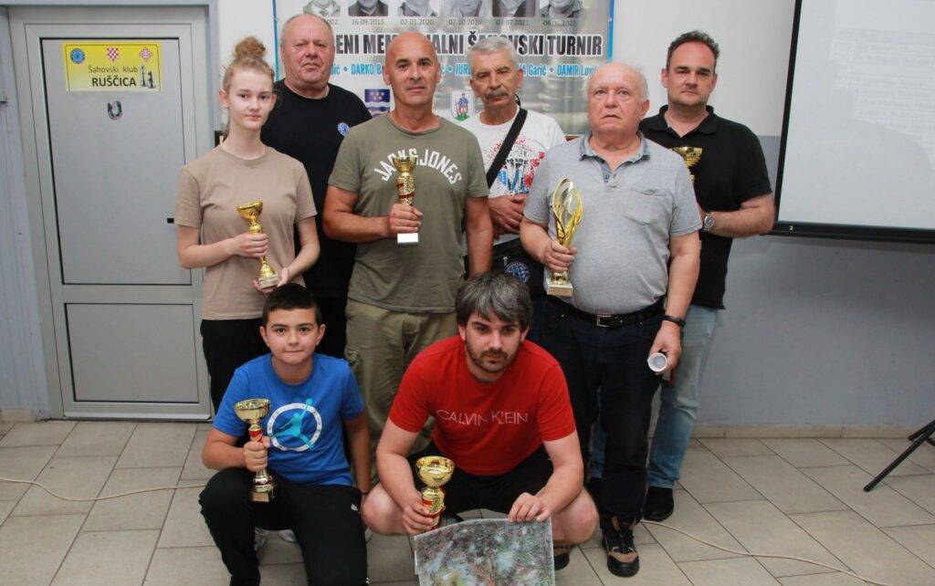 Fide majstor Mario Zovko osvojio 22. Šahovski memorijal u Ruščici 2024.