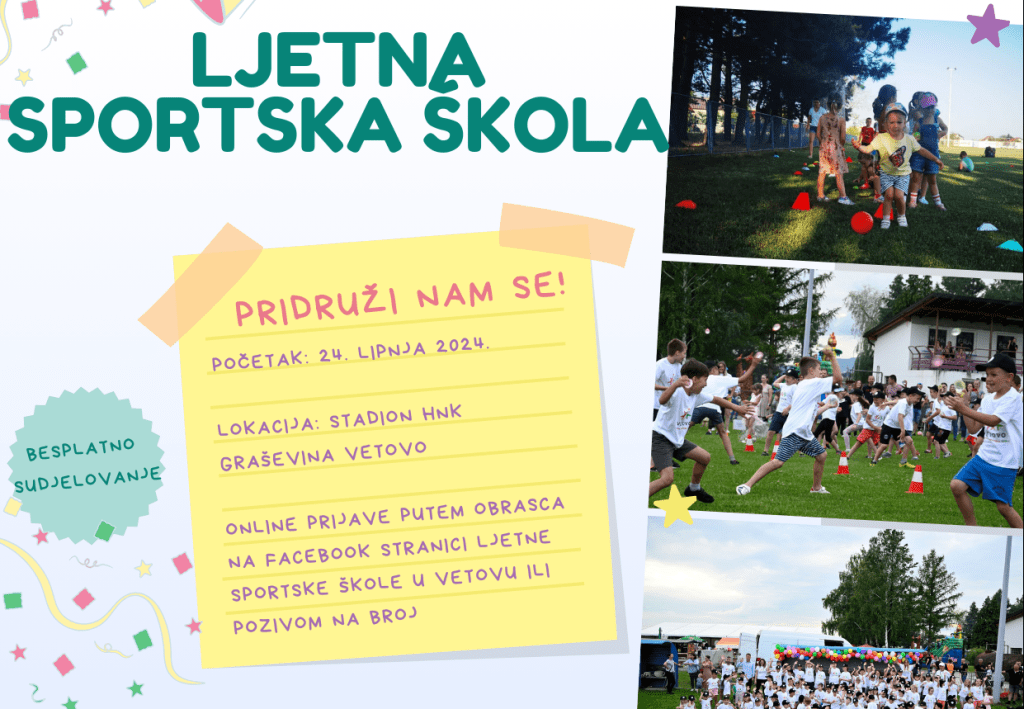 Besplatna Ljetna sportska škola u Vetovu