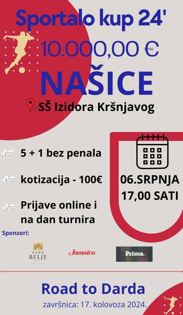 6. srpnja prvi Sportalo kup u Našicama