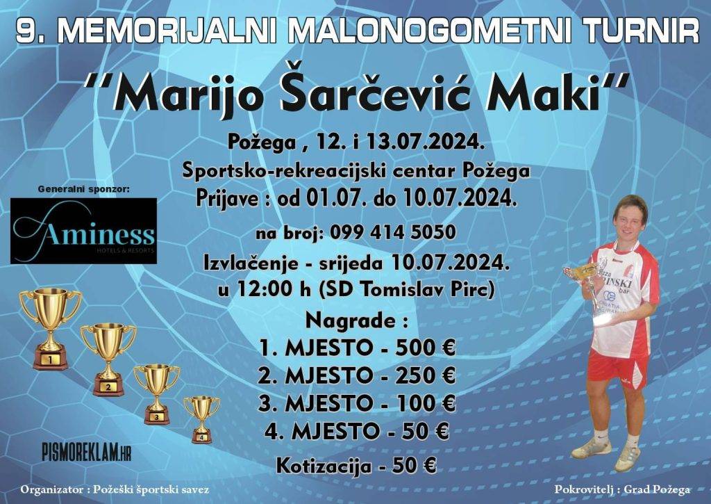 Počele su prijave za Makijev memorijal u Požegi