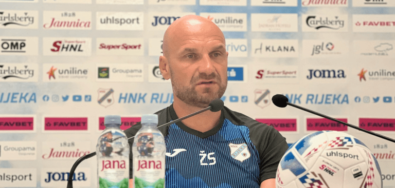 Trener Rijeka, Željko Sopić, najavljuje utakmicu protiv Varaždina u 2. kolu HNL-a
